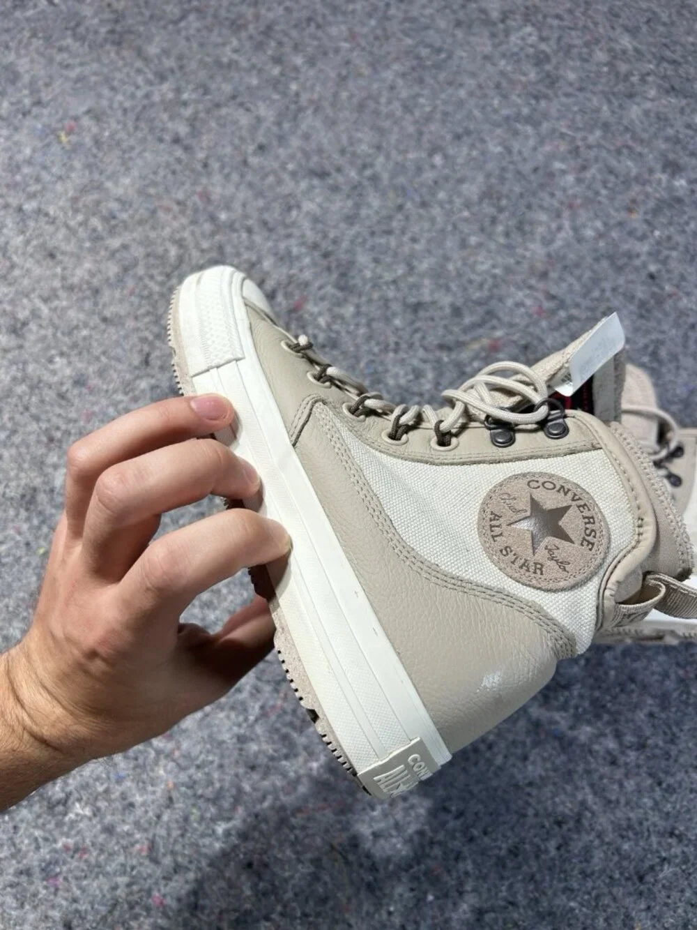 Converse Chuck Taylor All Star Berkshire Boot Waterproof Khaki Unisex Sz 7/5.5
